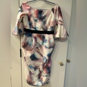 ASOS Little Mistress Bell Sleeve Maternity Dress Size 6